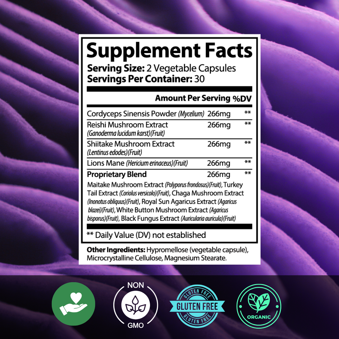 Brain Dust Mushroom Capsules