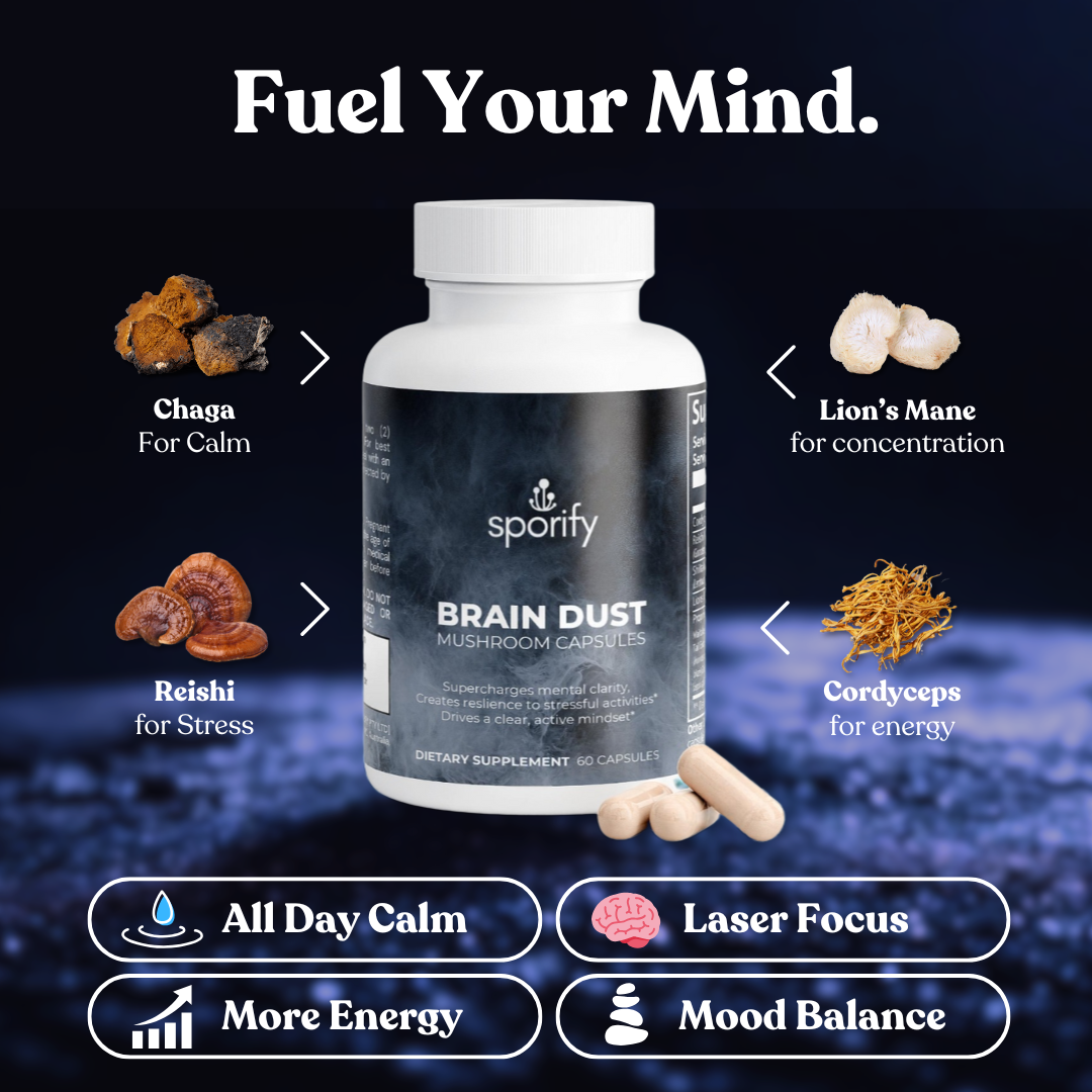 Brain Dust Mushroom Capsules