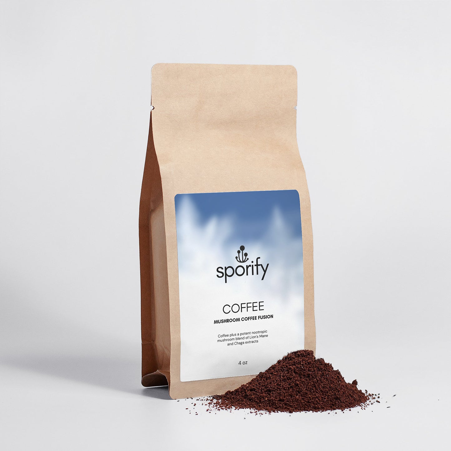 Mushroom Coffee Fusion - Lion’s Mane & Chaga 4oz