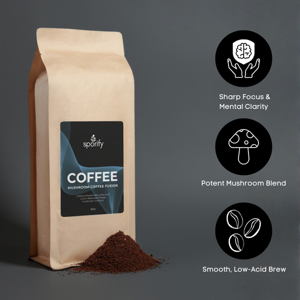 Mushroom Coffee - Lion’s Mane & Chaga 16oz