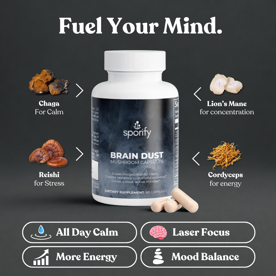 Brain Dust Mushroom Capsules