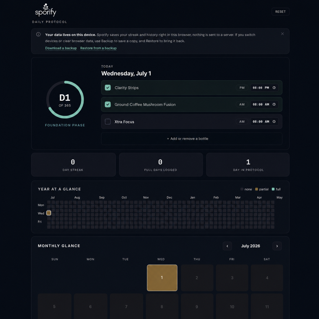Daily Protocol Tracker